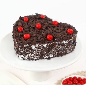 Heart Black Forest Cake