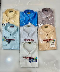 Oxford School Uniform Multicolor Plain Cotton Shirt