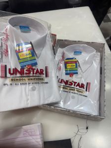 Unistar School Uniform Plain White Shirt