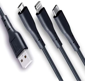 Lapcare Data Cable USB A To 3 In 1 (1.5M PVC)