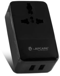 Lapcare Multiport Travel Charger Black (LAPEX-012)