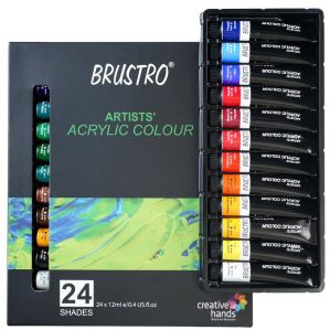 Acrylic Paint Colour Tubes | Highly Pigmented, Intermixable, Perfect For Students