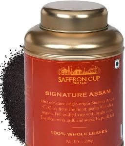 Saffron Cup Pure Assam Black CTC Tea