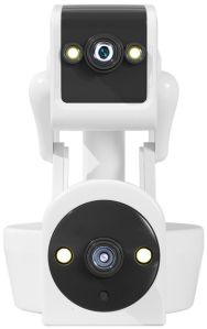 WIRELESS DUAL LENS ROBOT CCTV CAMERA