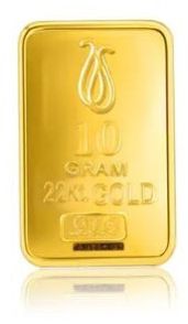 22K, 10g 916 Pure Gold Bar