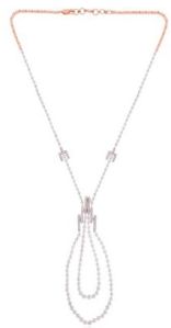 Shimmering Strings Diamond Necklace