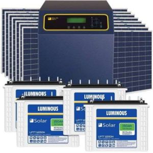 Luminous 7.5 KVA Solar Power Plant 96V