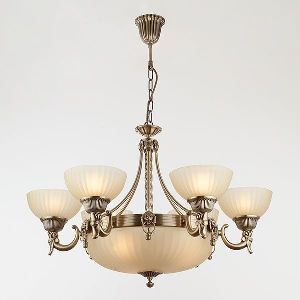 Antique Brass Chandelier