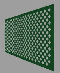 HDPE Australian Garden Trellis, Thickness : 3mm