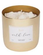 Vanilla Cream Metal 3-Wick Candle