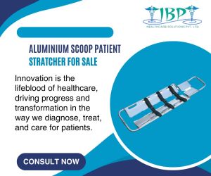 ALUMINIUM SCOOP PATIENT STRETCHER