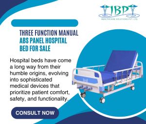 THREE FUNCTION MANUAL ABS PANEL HOSPITAL BED