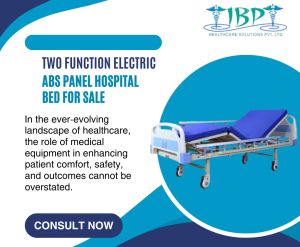 TWO FUNCTION ELECTRIC ABS PANEL HOSPITAL BED