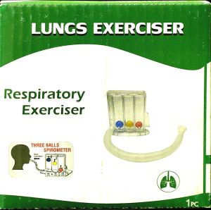 Plastic Three Balls Respiratory Lung Exerciser