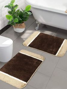 Floor Coffee Beige Super Soft Microfiber Door Mats