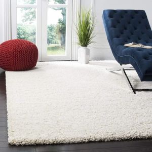 Micro Plain Cream Colour Soft Carpet