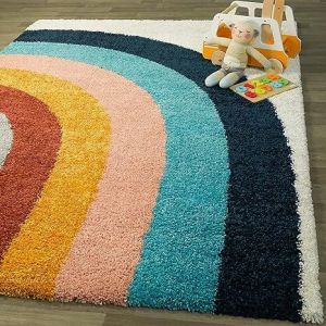 Multicolor 3d Classical Shaggy Carpet