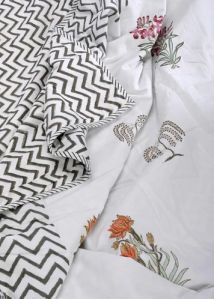 Chevron Garden Cotton Muslin Dohar Blanket for Home