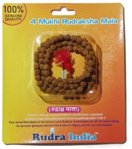 4 Mukhi Rudraksha Mala