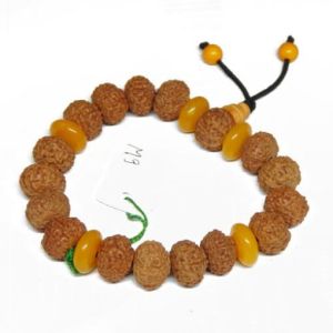 9 Mukhi Rudraksha Beads Bracelet