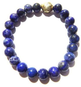 Blue Banded Agate Gemstone Bracelet