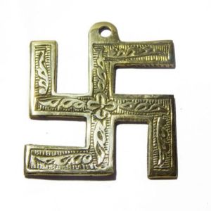Brass Swastik Wall Hanging