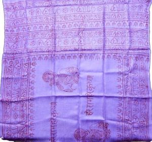 Cotton Large Size Krishna Printed Stole 170 Cm X 70 Cm