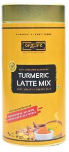 Orgure Lakadong Turmeric Latte Mix Instant Spiced Haldi Doodh Powder