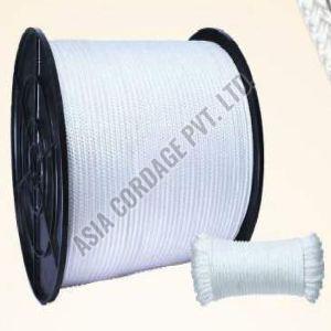 Polyester Double Braid Rope, Color : White