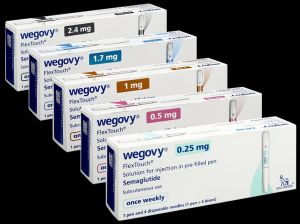 Wegovy Semaglutide 4 Prefilled Injections, API Form : Liquid