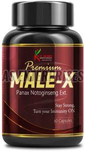 Male X Capsules, Packaging Type : Bottle