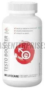 Ok Life Care Testo Booster Capsules, Packaging Type : Bottle For Muscle Growth & Recovery, Sports Performance