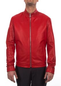 Leather Mens Jacket 03 Sporty, Biker, Quilted