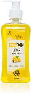 500ml Max Plus Lemon Hand Wash, Packaging Type : Pump Bottle