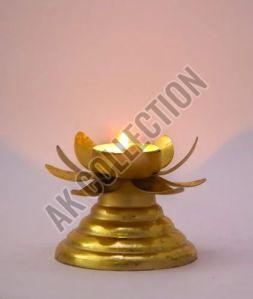 Mini Golden Lotus T Light Candle Holder