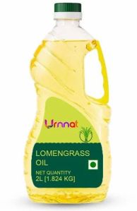 URNNAT HDPE Common Lemon Grass Oil 2 Litre, 2 LITER, Form : Liquid