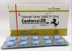 Cenforce 25mg Tablets, Composition : Sildenafil