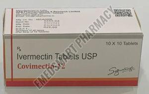 Covimectin Ivermectin 12 Mg Tablets, Packaging Type : Strip