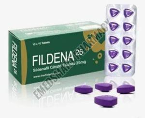 Fildena 25 Mg Tablets, Composition : Sildenafil