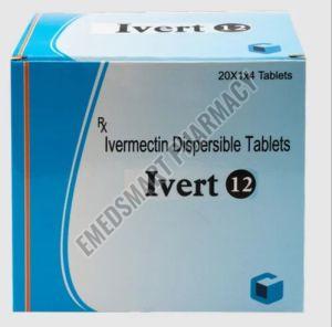 Iverit Ivermctin 12mg Tablets, Packaging Type : Strip