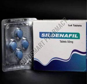 Sildenafil 50mg Tablets, Packaging Type : Box