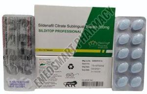 Silditop Professional 100 Mg Tablets, Composition : Sildenafil