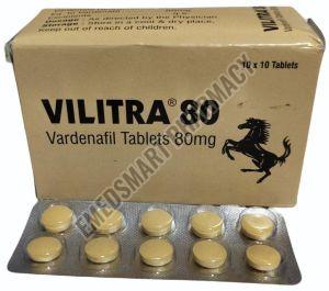 Vardenafil 80mg Tablets, Medicine Type : Allopathic