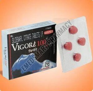 Vigora Vigore 100 Mg Tablet, Composition : Sildenafil