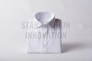 Mens White Plain Cotton Shirt Xl, Xxl, Speciality : Breathable, Anti-wrinkle