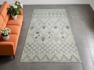 Wool Polished Antique Hand Tufted Rug