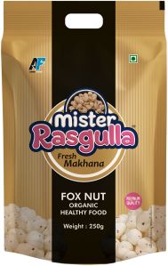 Mister Rasgulla Makhana, Color : White, Taste : Light Sweet