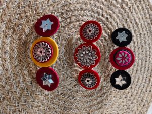 Embroidered Brooch Classic