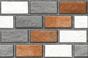 300X450mm EHM Brick Multicolor Wall Tile