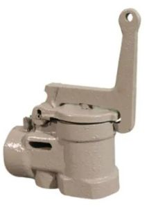 Cast Iron Emergency Brake Valve, Color : Grey For Railway